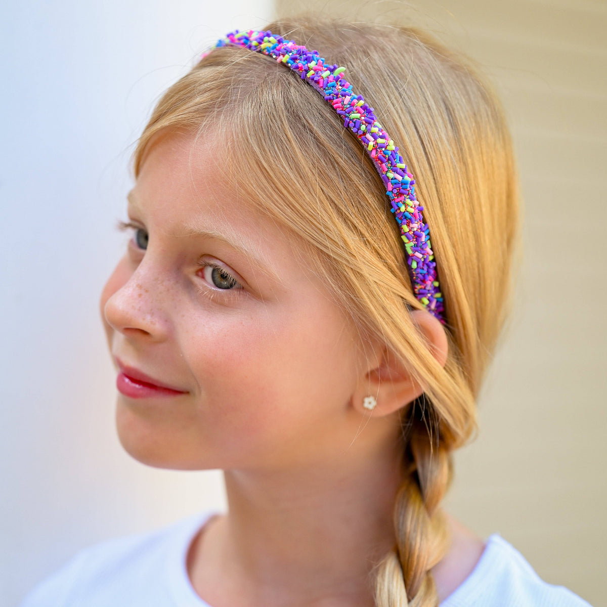 Thin Sprinkle Headband - Purple