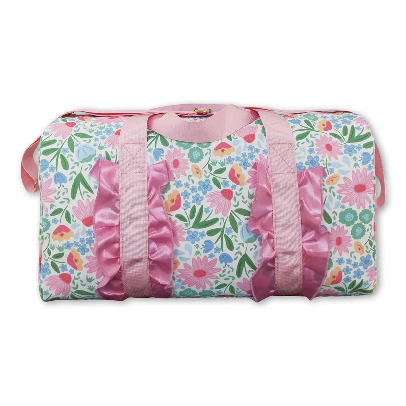 Pink Garden Duffle Bag