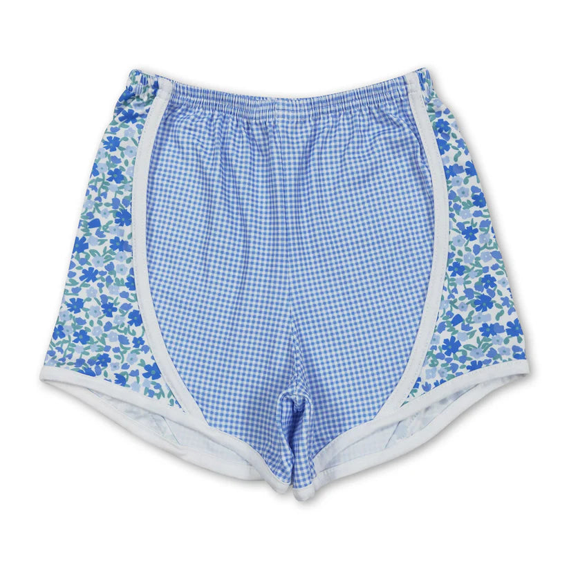 Blue Blossom Breeze Shorts