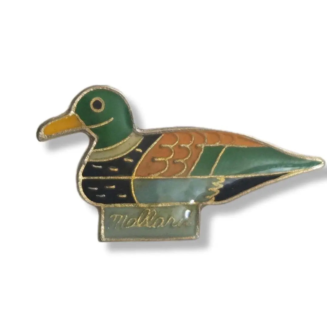Mallard Duck Enamel Hat Pin