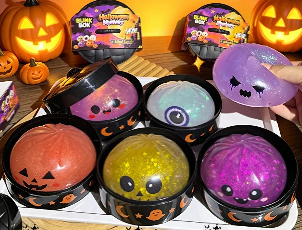 Halloween Glitter Dumpling Squishy