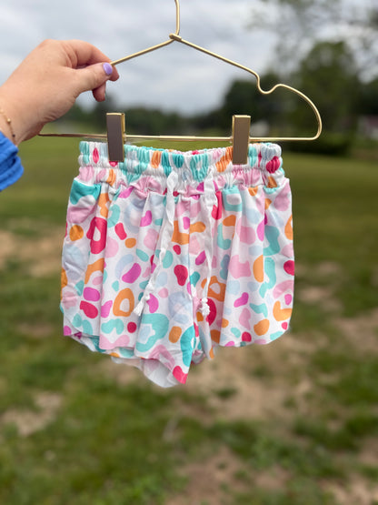Cotton Candy Leopard Shorts
