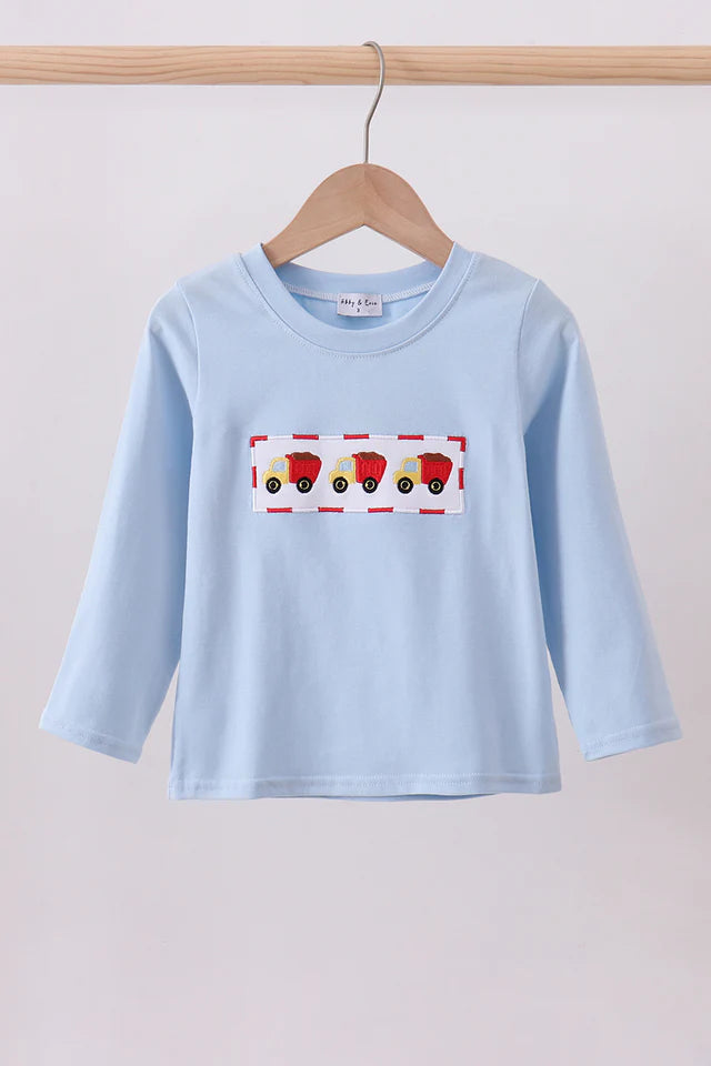 Blue Construction Long Sleeve