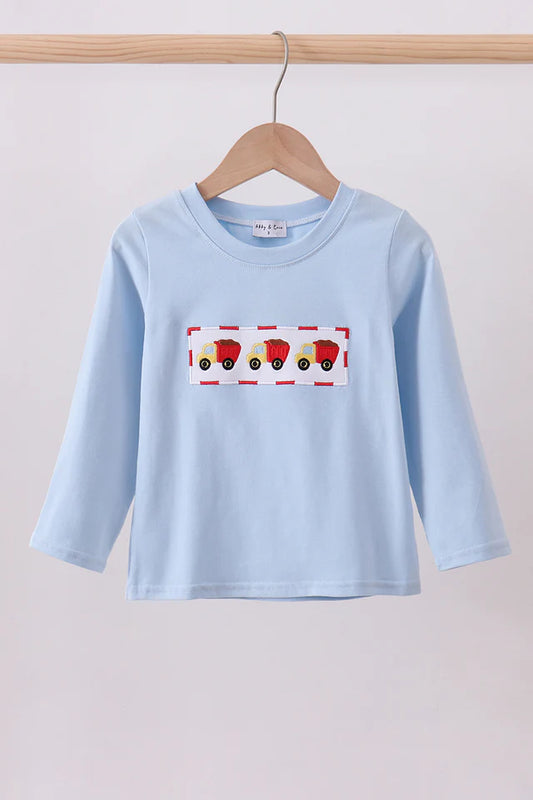 Blue Construction Long Sleeve