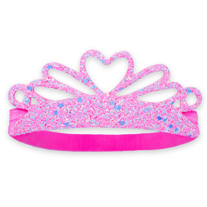 Princess Tiara Headbands: Pink