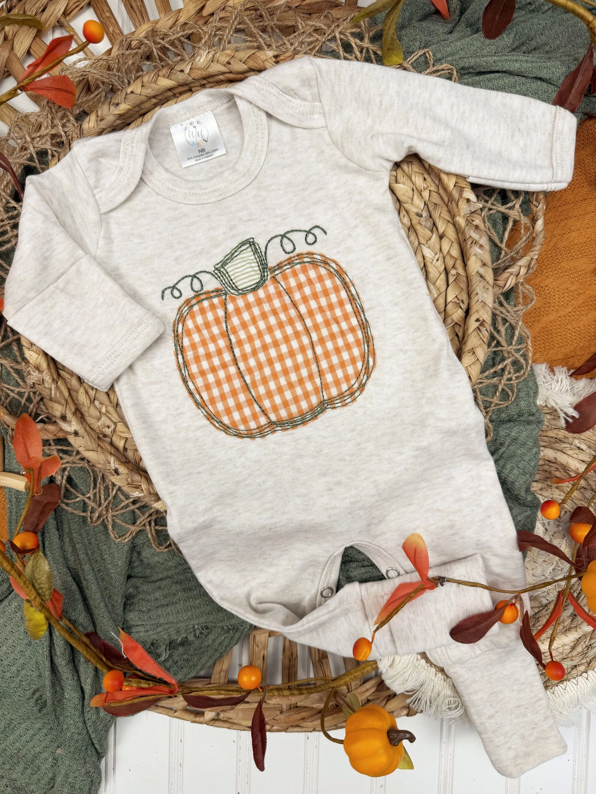Pre Order Pumpkin Baby Romper