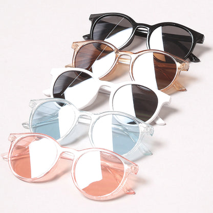 Kid's Girl Round Bold Tinted Sunglasses