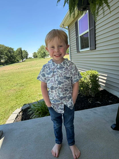 Blue Ridge Camo Button Up