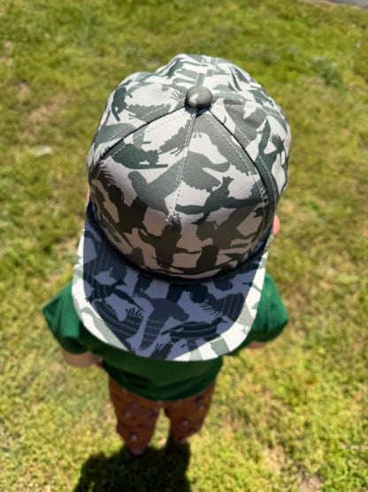 Kids Duck Camo Snapback Hat