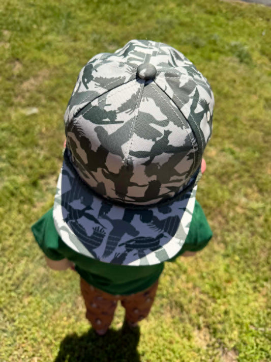 Kids Duck Camo Snapback Hat