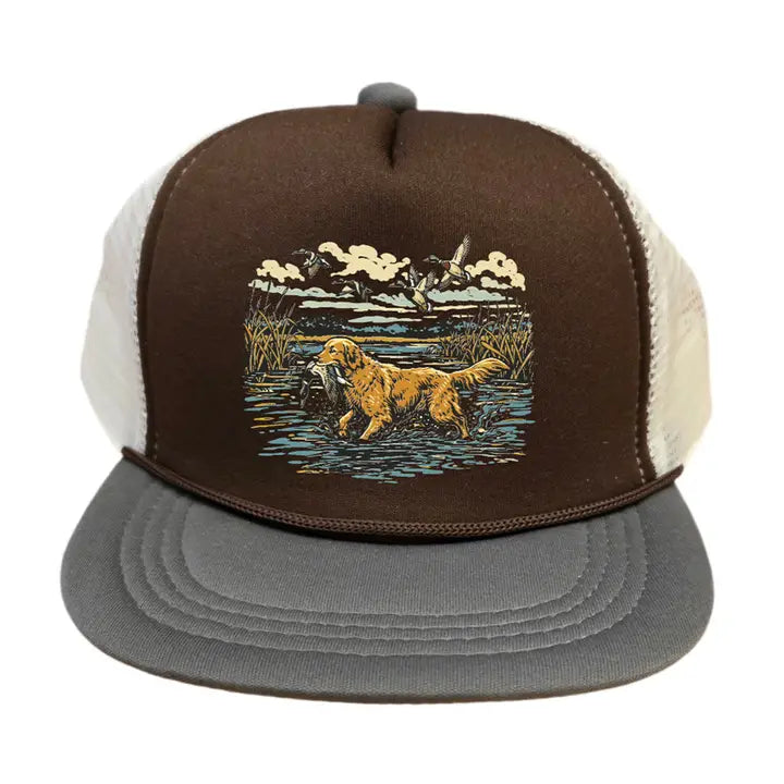 Kids Dog Marsh Brown Hat