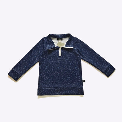 Navy Go Team Boy Quarter Zip