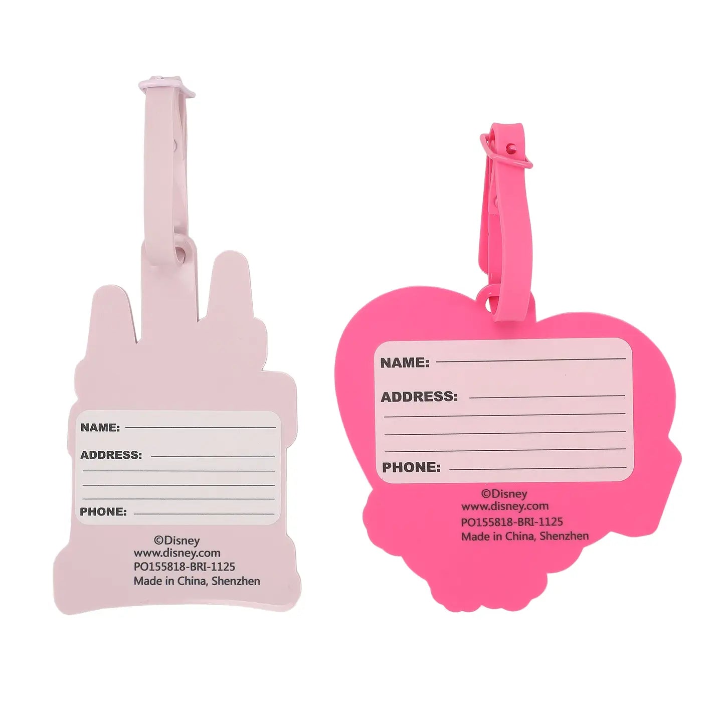 Disney Princesses Luggage Tags