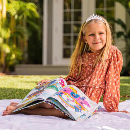 Princess Tiara Headbands: White