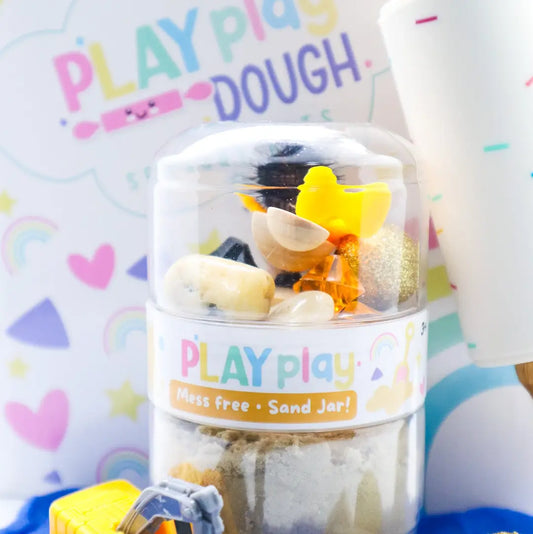 Construction Fun Sand Jar