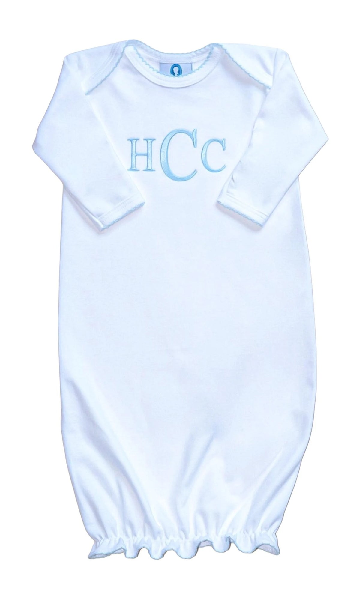 Pre Order Infant Gown with Hidden Zipper