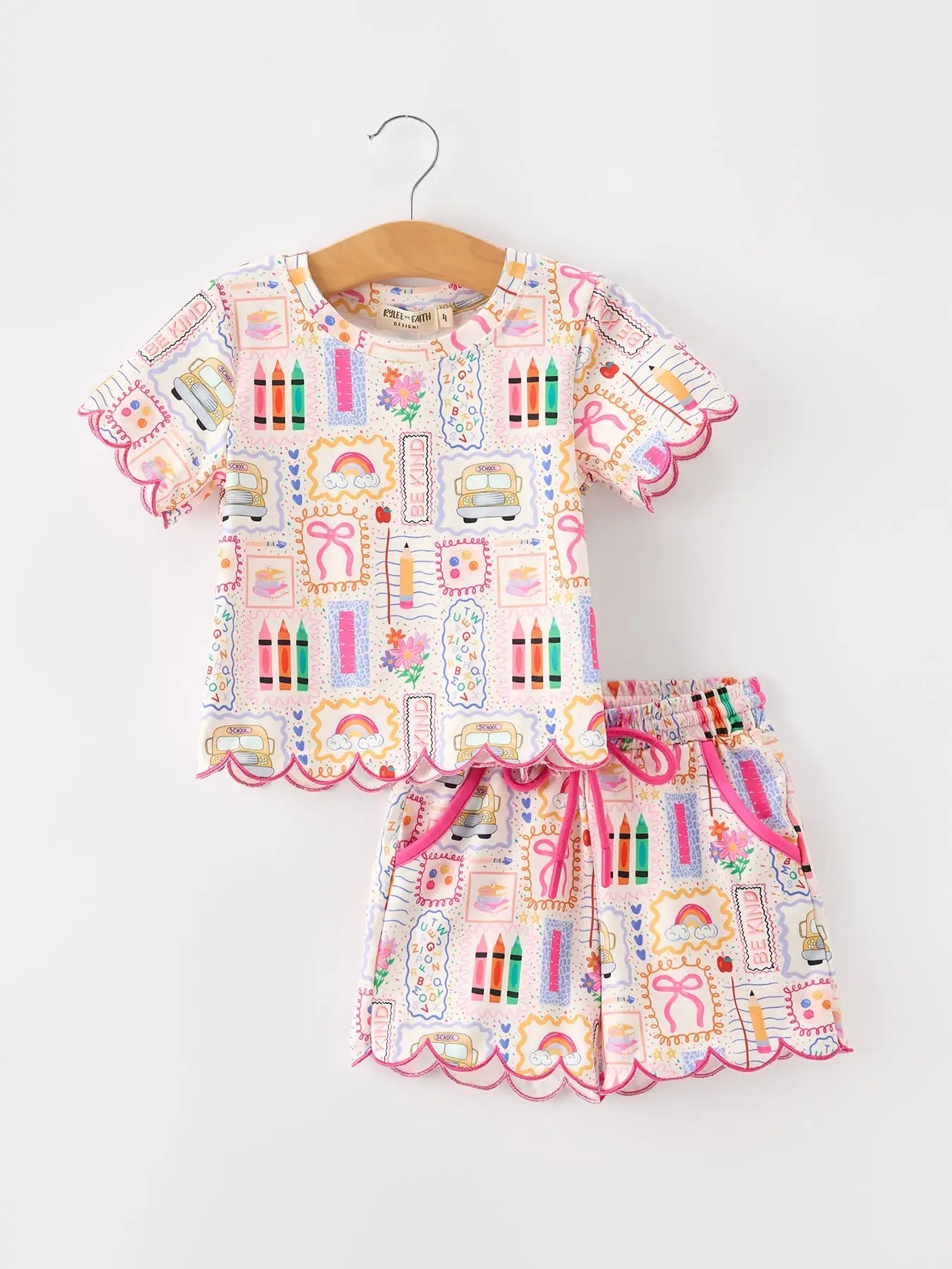 Back To School Scalloped Set