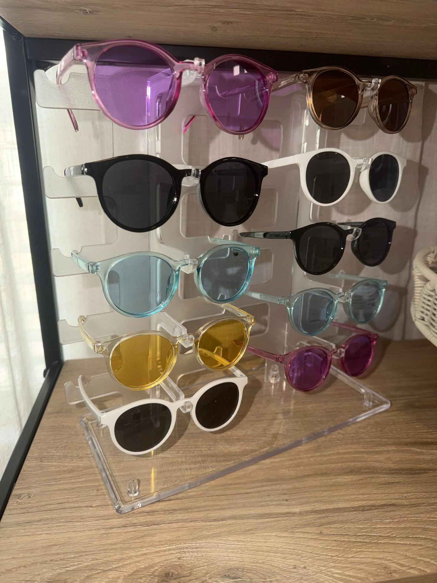 Kid's Girl Round Bold Tinted Sunglasses