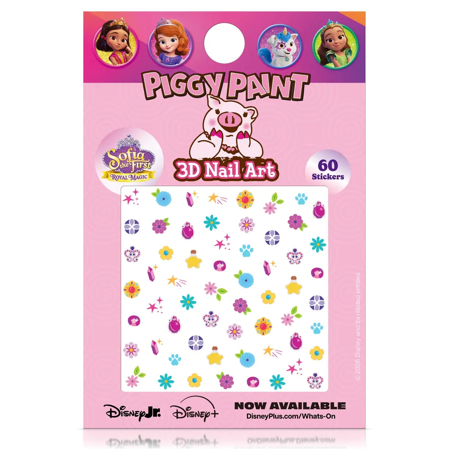 Sofia the First Nail Art Stickers