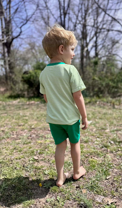 Little Green Tractor Set