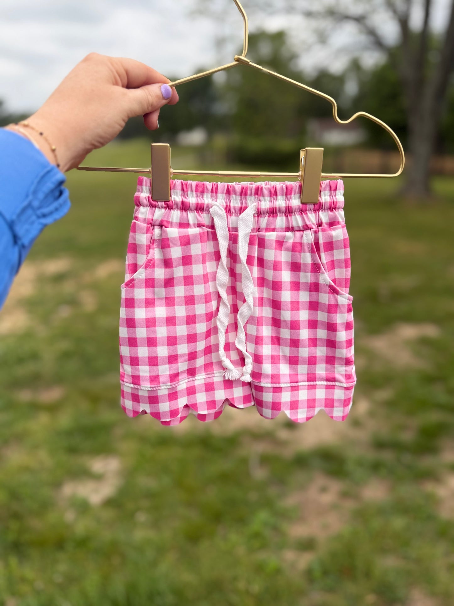 Pink Gingham Set
