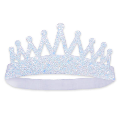 Princess Tiara Headbands: White