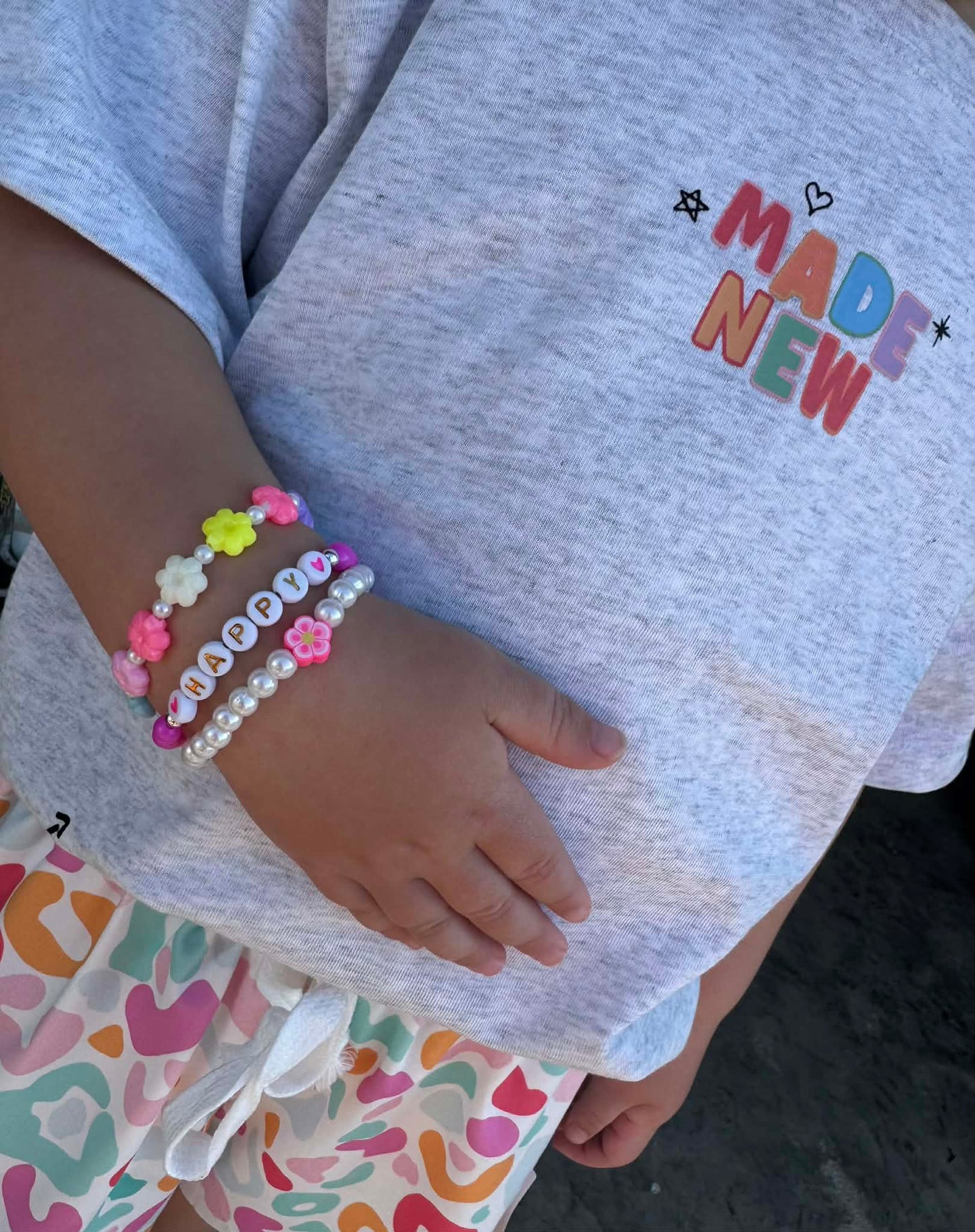 Happy and Dream Kids Bracelet Set