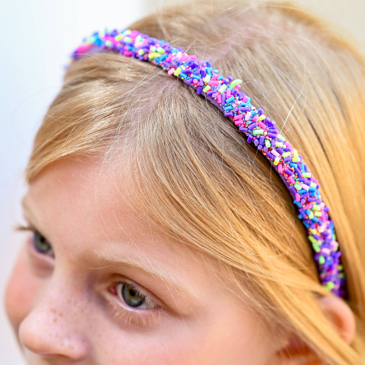 Thin Sprinkle Headband - Purple