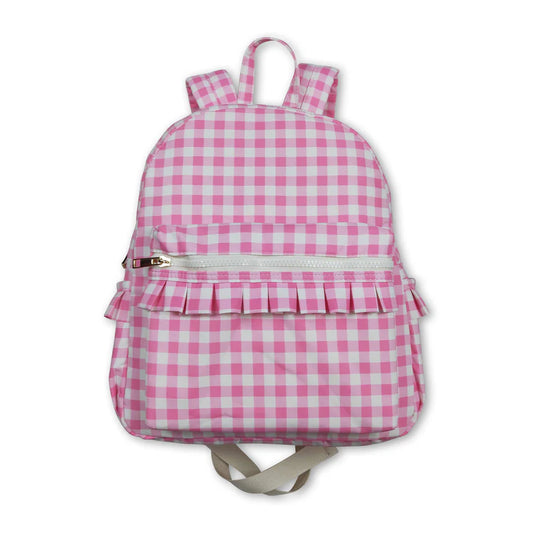 Pink Picnic Ruffle Backpack