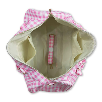 Pink Picnic Ruffle Duffle Bag