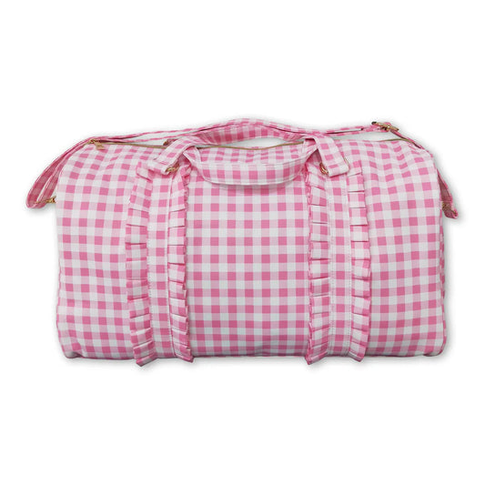 Pink Picnic Ruffle Duffle Bag