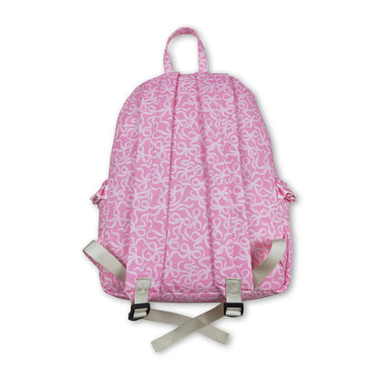 Bubblegum Bow Ruffle Backpack