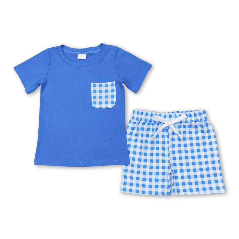 Bluebell Check Short Set