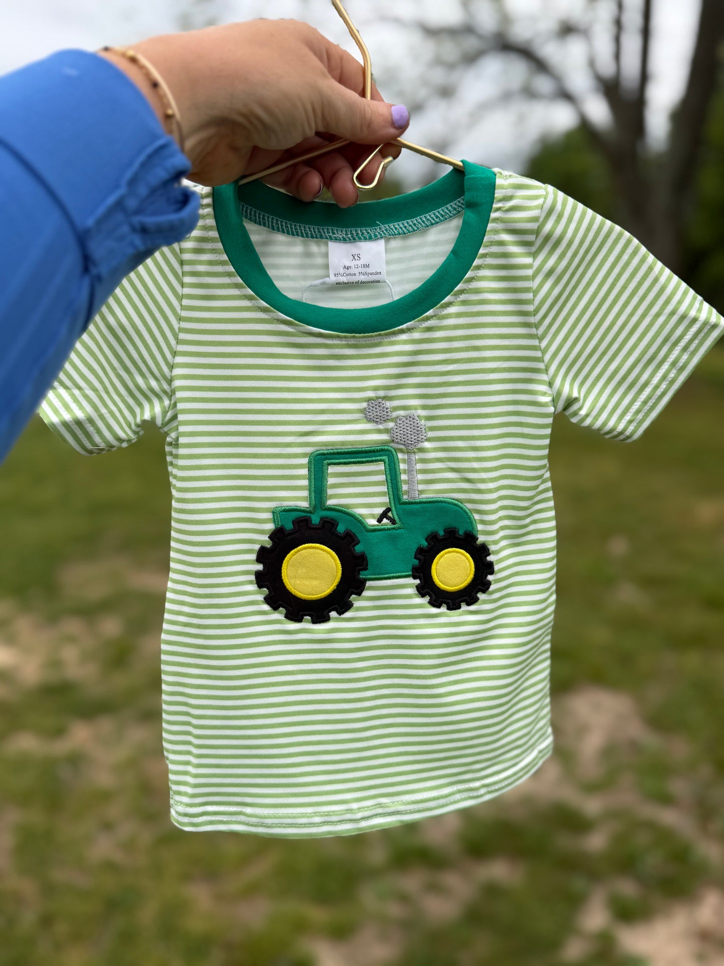 Little Green Tractor Set