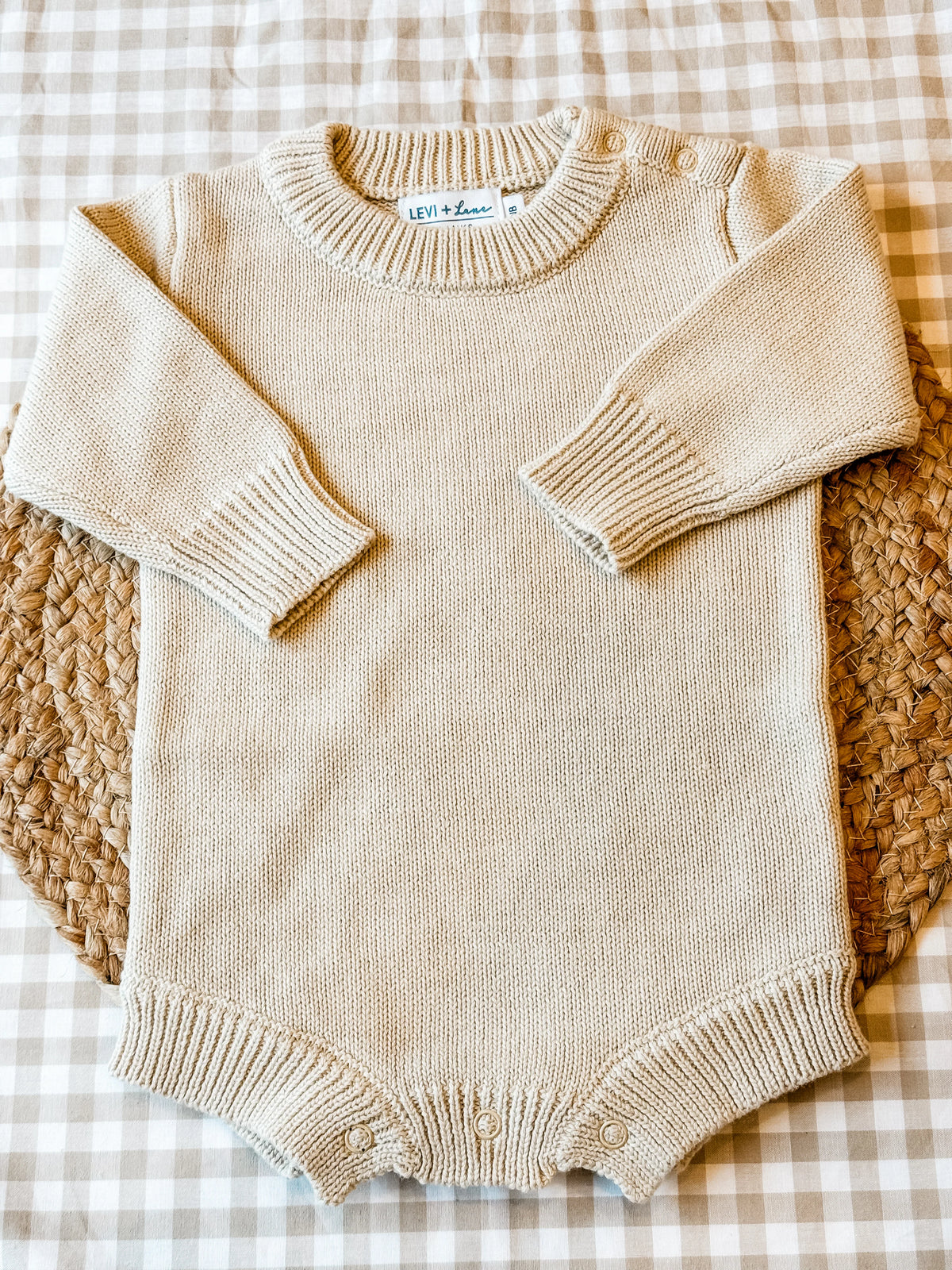 Pre Order Embroidered Knit Romper