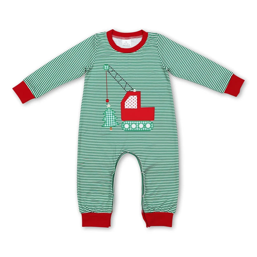 Christmas Construction Romper