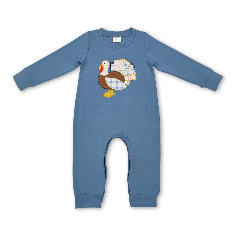 Turkey Long Sleeve Romper