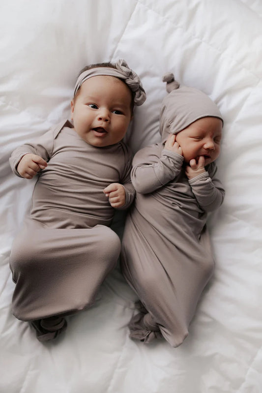 Harbor Mist Knotted Gown + Bow