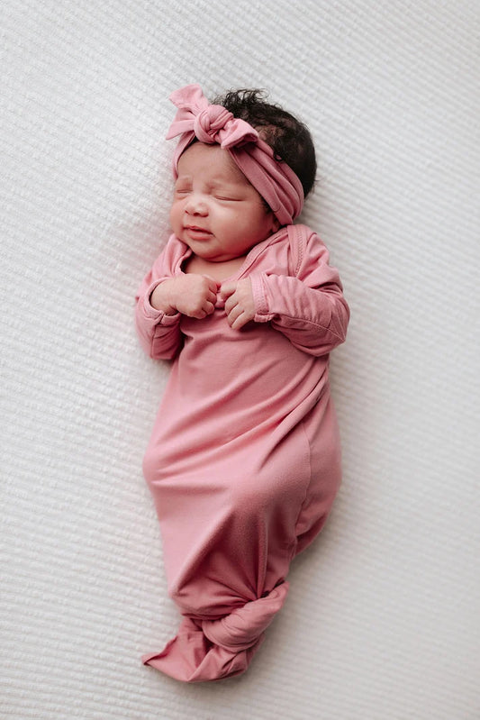 Rose Knotted Gown + Bow