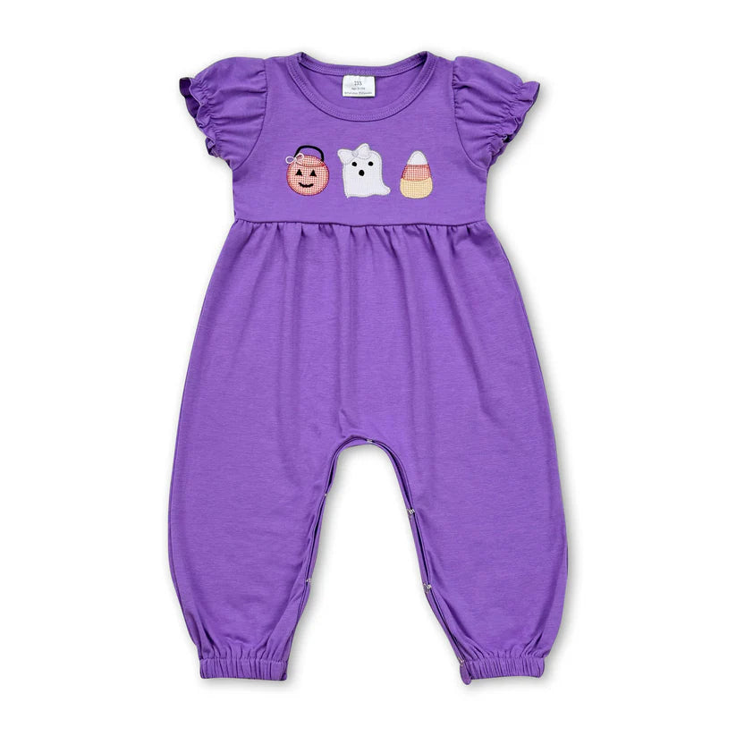 Halloween Purple Romper