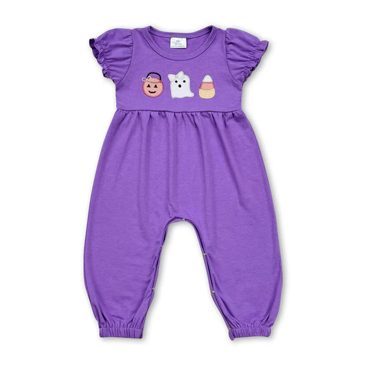 Halloween Purple Romper