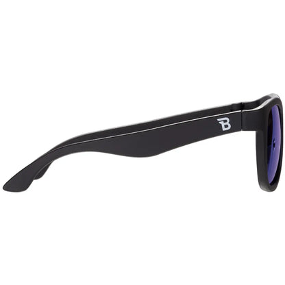 Jet Black Polarized Navigator | Cobalt Mirrored Lens