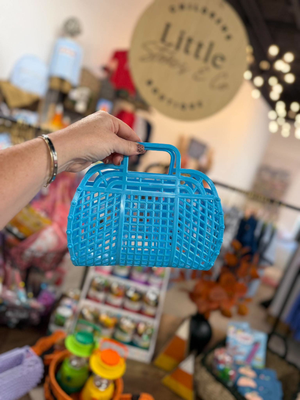 Jelly Basket Medium - Turquoise
