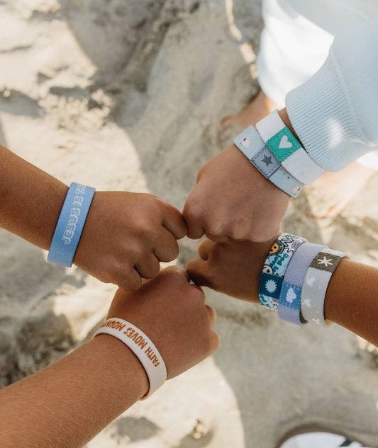 Pastel Kids Reversible Wristband