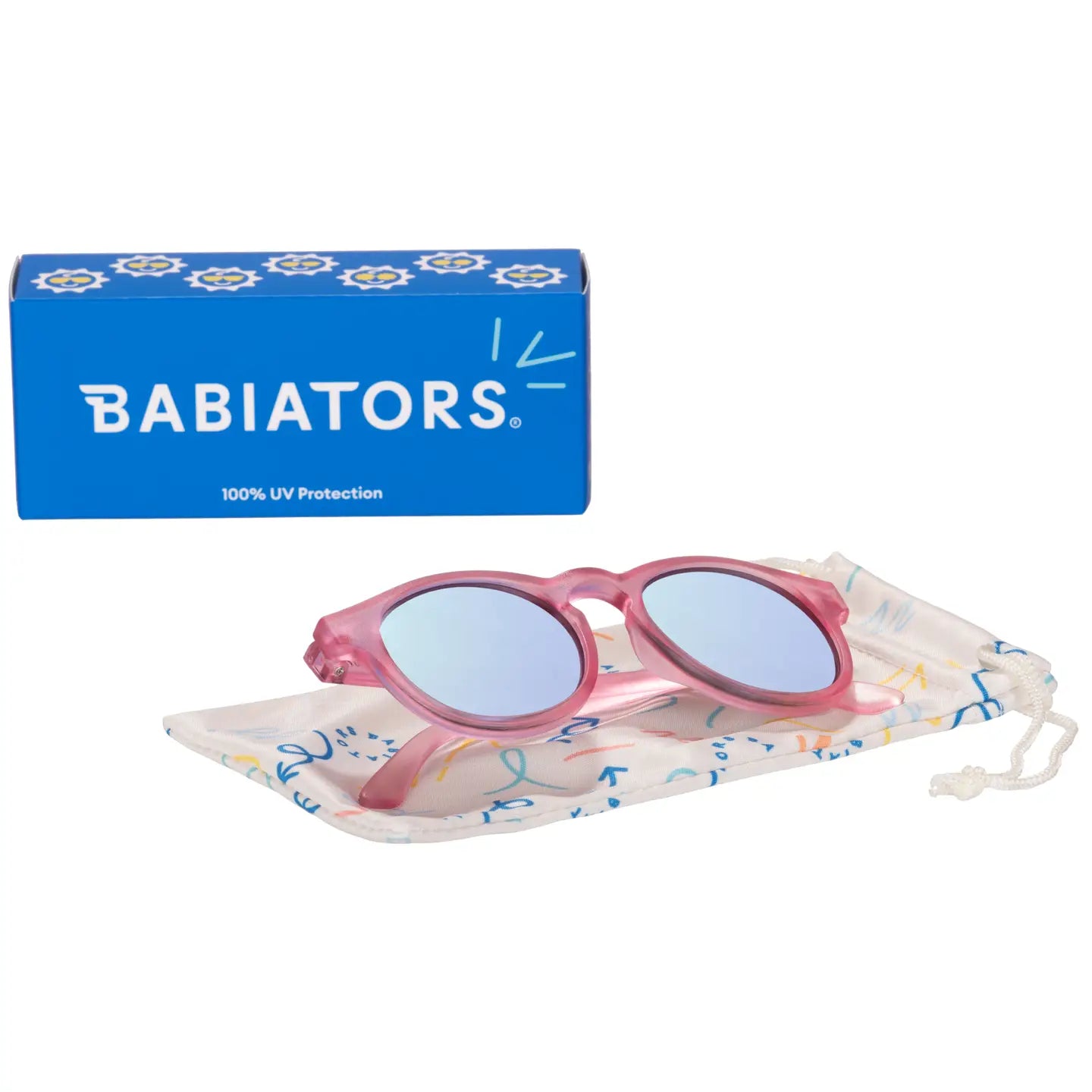 Fuchsia Haze Keyhole with Purple Mirrored Lenses
