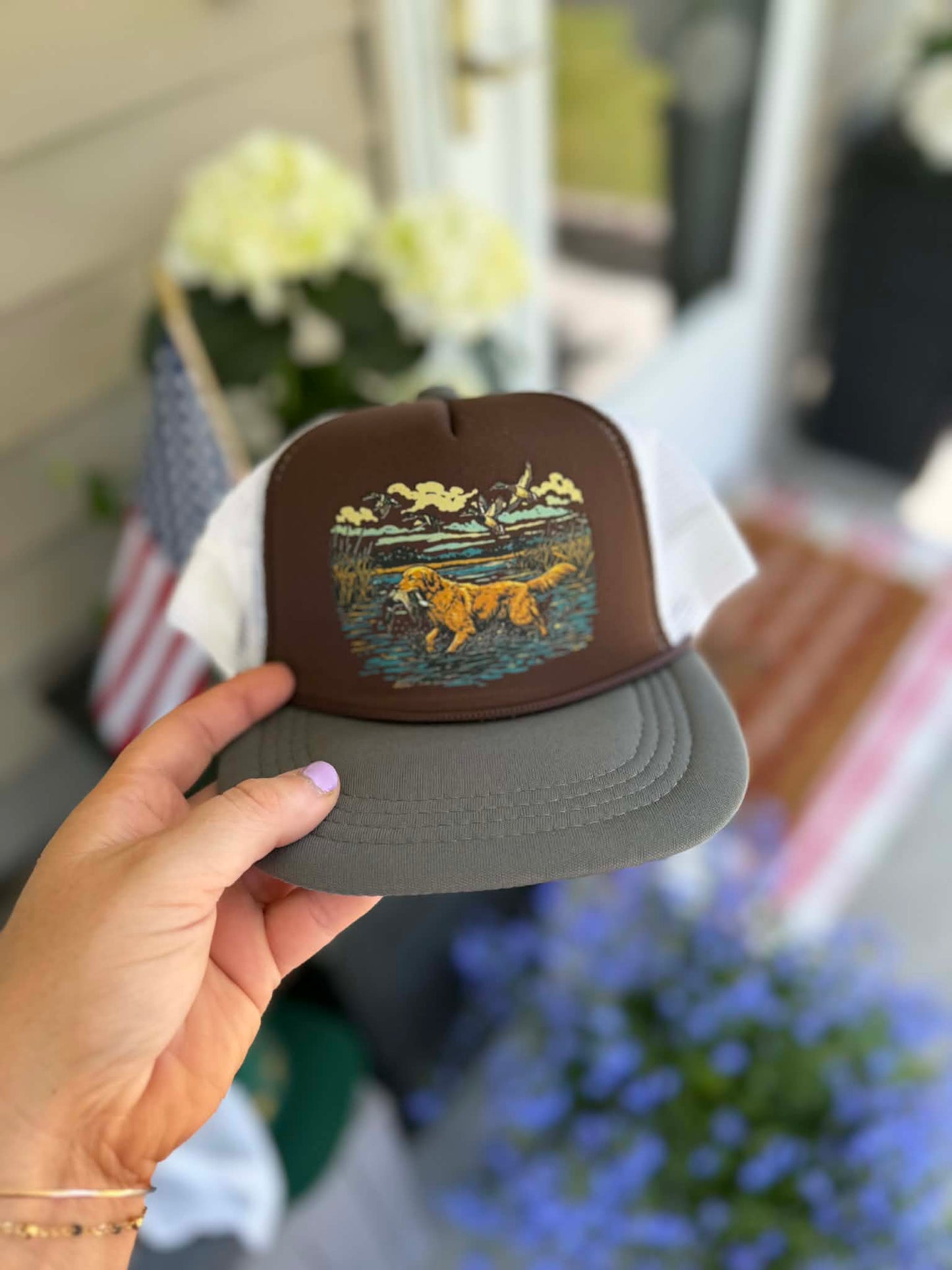 Kids Dog Marsh Brown Hat