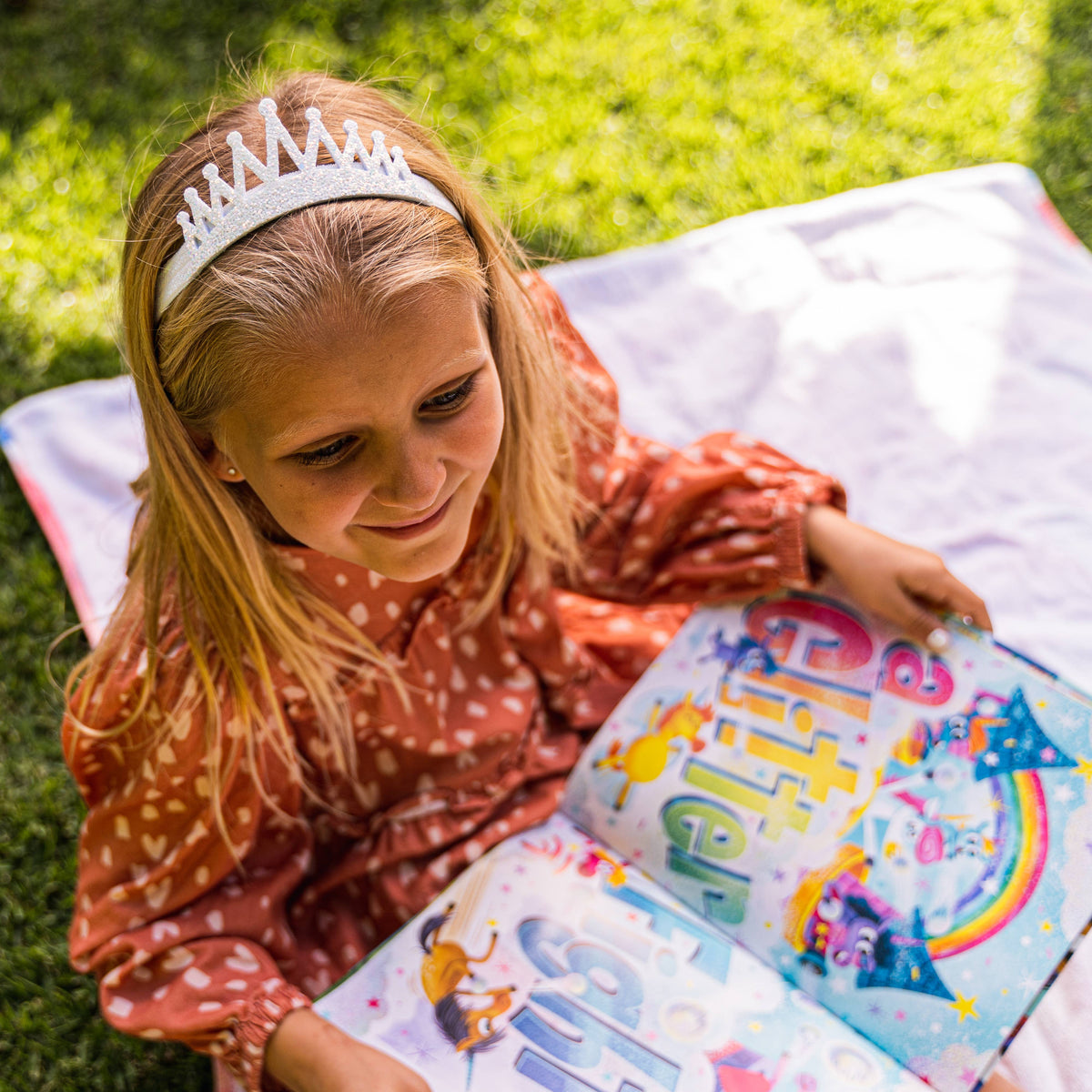 Princess Tiara Headbands: White