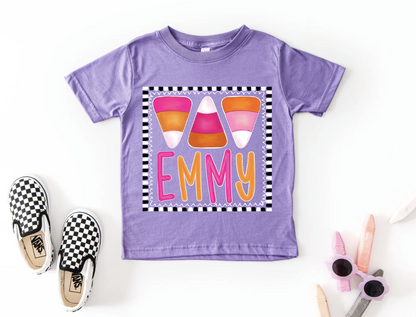 Preorder Candy Corn w/ Name Girl