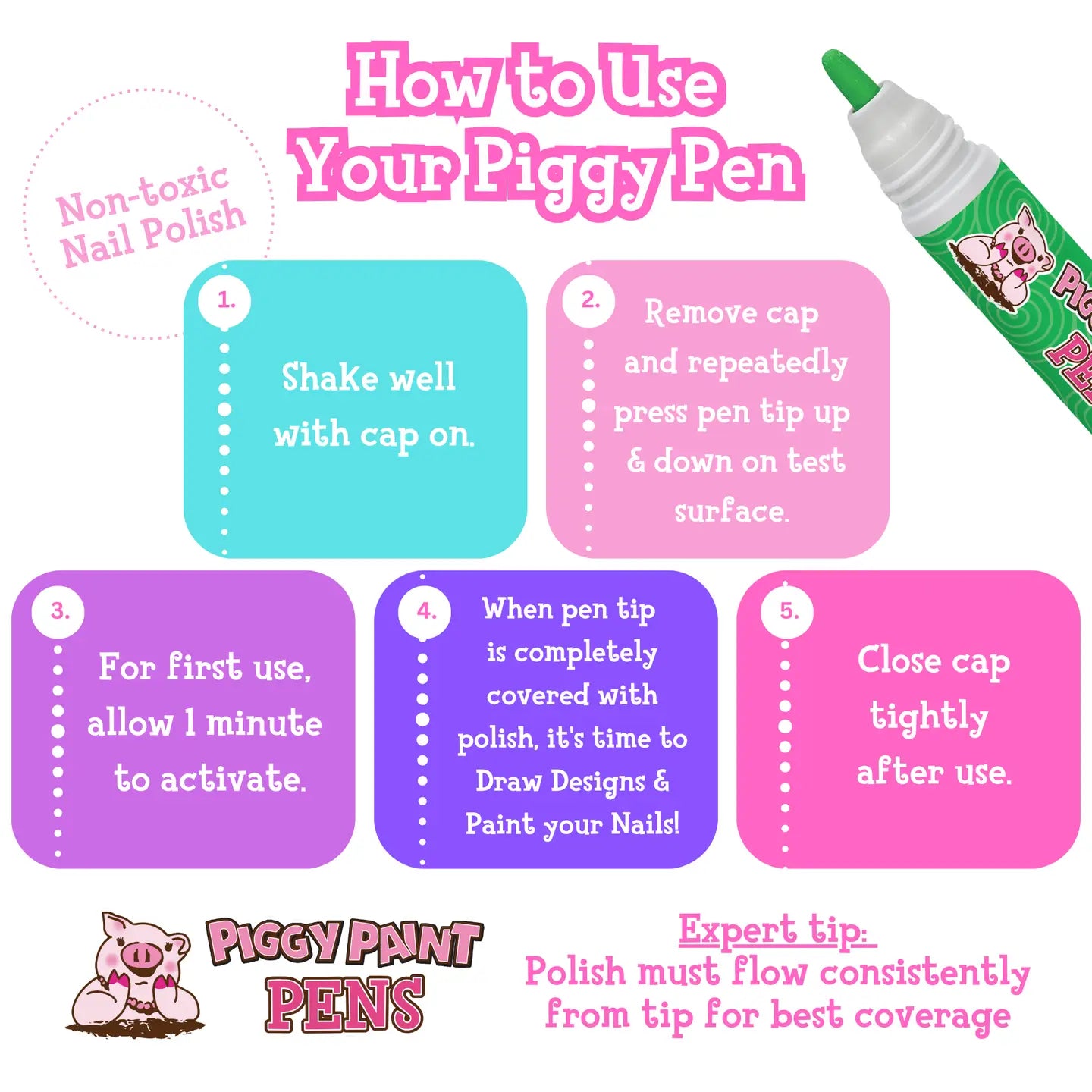 Piggy Pink Piggy Paint Pen