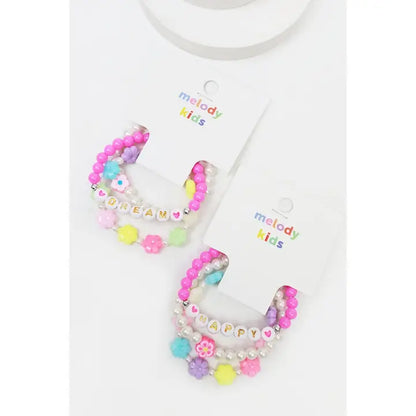 Happy and Dream Kids Bracelet Set